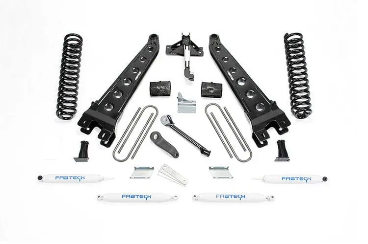 Fab Tech K2119 2008-2016 Ford F250 Super Duty 6" Radius Arm System With Performance Shocks 1