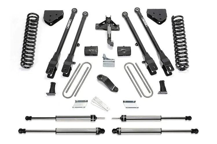 Fab Tech K2120dl 2008-2015 Ford F250 Super Duty 6" 4 Link System With Dirt Logic Shocks 1