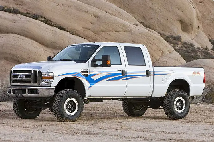 Fab Tech K2120m 2008-2016 Ford F250 Super Duty 6" 4 Link System With Stealth Shocks 2