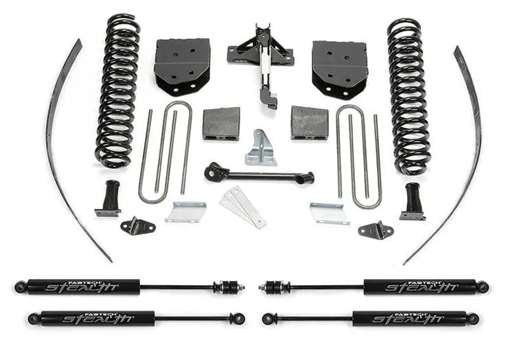 Fab Tech K2122m 2008-2016 Ford F250 Super Duty 8" Basic System With Stealth Shocks 1