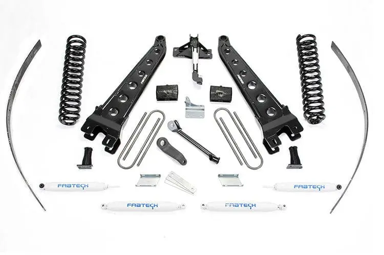 Fab Tech K2123 2008-2016 Ford F250 Super Duty 8" Radius Arm System With Performance Shocks 1