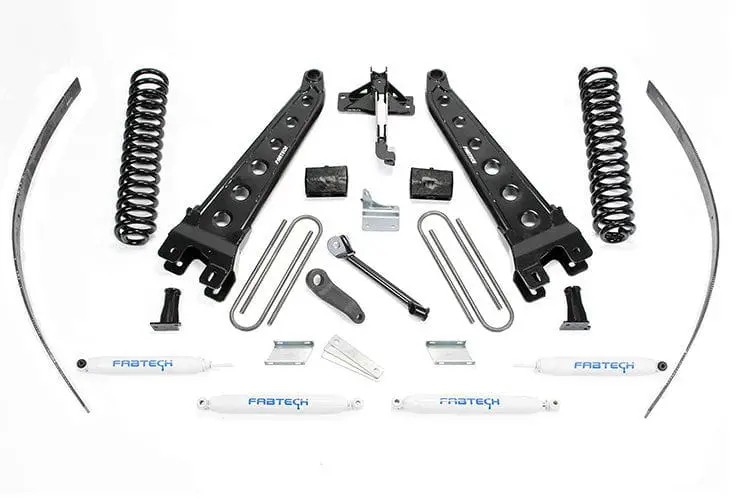 Fab Tech K2124 2008-2016 Ford F250 Super Duty 8" Radius Arm System With Performance Shocks 1