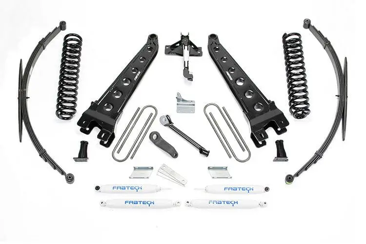 Fab Tech K2128 2008-2016 Ford F250/F350/F450 Super Duty 8" Radius Arm System With Performance Shocks 1