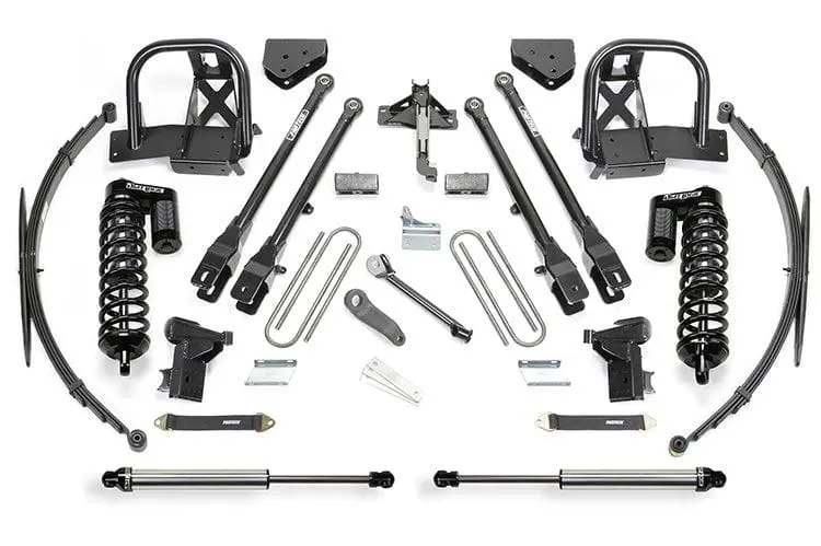 Fab Tech K2152dl 2011-2016 Ford F250 Super Duty 10" 4 Link System With Dirt Logic 4.0 Coilovers & Rear Dirt Logic Shocks 1
