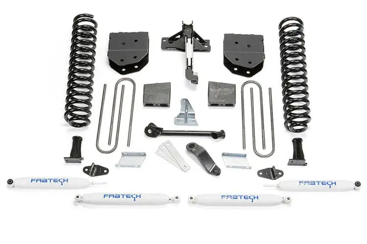Fab Tech K2210 2008-2016 Ford F250/F350 Super Duty 4" Basic System With Performance Shocks 1