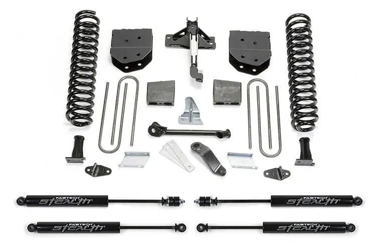 Fab Tech K2210m 2008-2016 Ford F250/F350 Super Duty 4" Basic System With Stealth Shocks 1