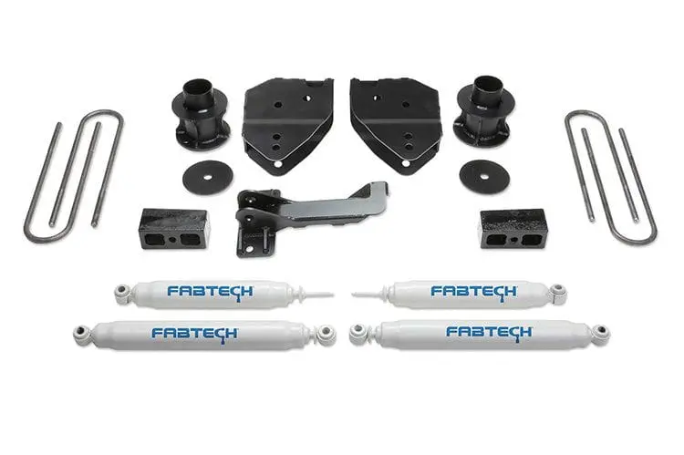 Fab Tech K2213 2017-2022 Ford F250/F350 Super Duty 4" Budget System With Performance Shocks 1