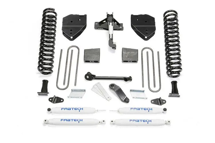 Fab Tech K2214 2017-2022 Ford F250/F350 Super Duty 4" Basic System With Performance Shocks 1