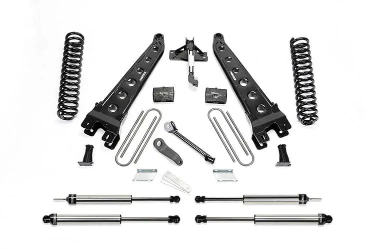 Fab Tech K2215dl 2017-2022 Ford F250/F350 Super Duty 4" Radius Arm System With Dirt Logic Shocks 1