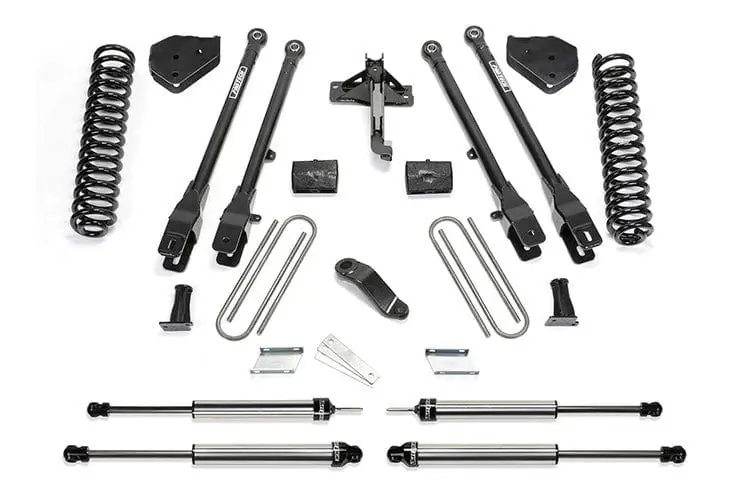 Fab Tech K2216dl 2017-2022 Ford F250/F350 Super Duty 4" 4 Link System With Dirt Logic Shocks 1