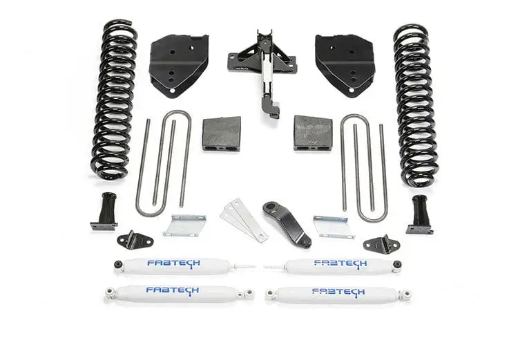 Fab Tech K2217 2017-2022 Ford F250/F350 Super Duty 6" Basic System With Performance Shocks 1