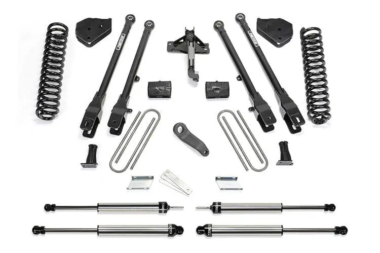 Fab Tech K2219dl 2017-2022 Ford F250/F350 Super Duty 6" 4 Link System With Dirt Logic Shocks 1