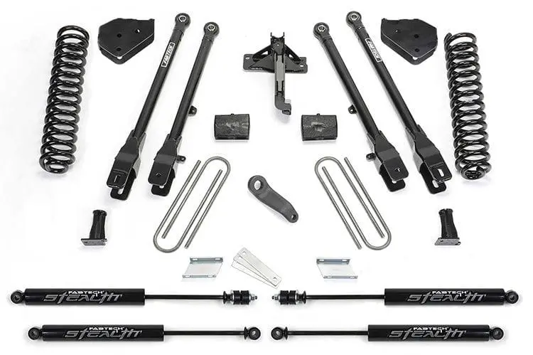 Fab Tech K2219m 2017-2022 Ford F250/F350 Super Duty 6" 4 Link System With Stealth Shocks 1