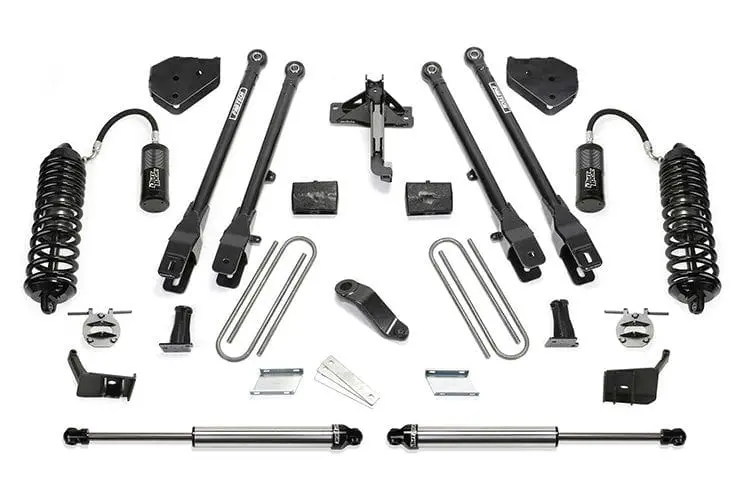 Fab Tech K2232dl 2017-2022 Ford F250/F350 Super Duty 6" 4 Link System With Front & Rear Dirt Logic Shocks 1