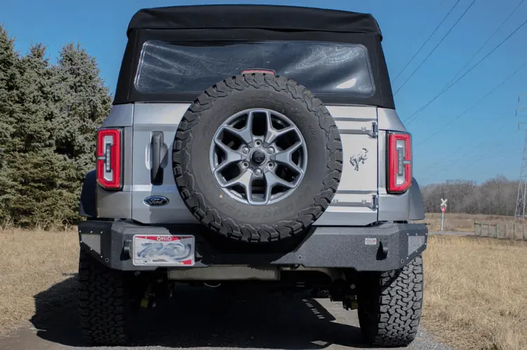 Fishbone Offroad Ford Bronco 2022-2024 Rear Bumper Steelhead Fb22360 1
