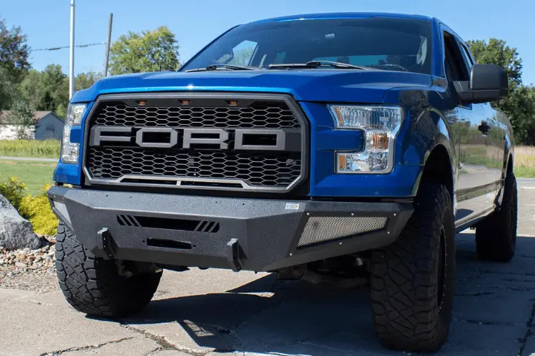Fishbone Offroad Ford F150 2015-2017 Front Bumper Pelican Winch Ready Fb22365 1