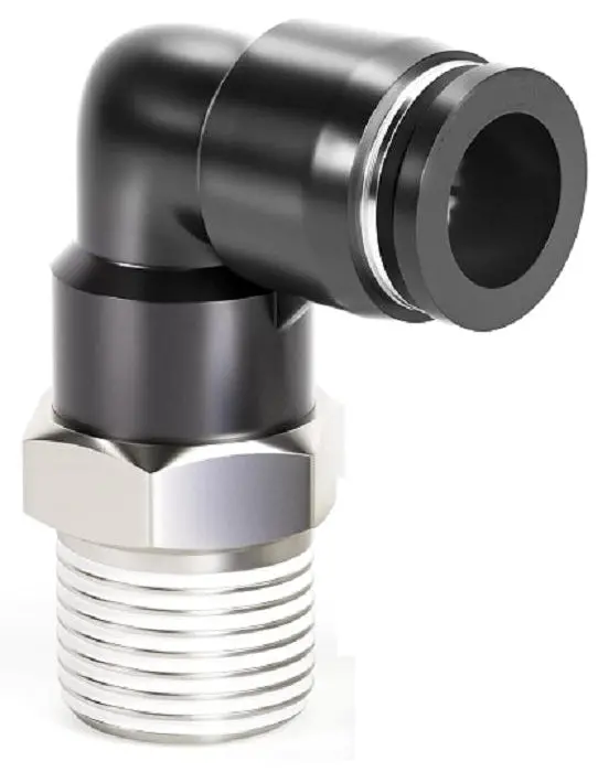 Air Ride Suspension Seat Compressor Elbow Fitting 1