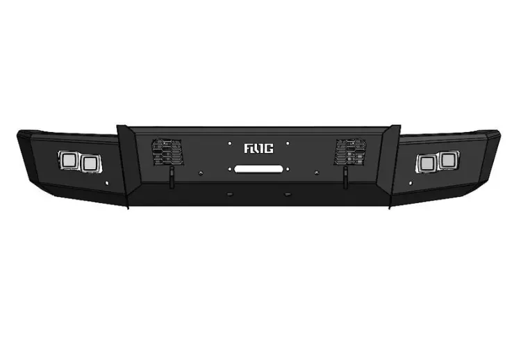 Flog Industries Fifs-C2535-2427F 2024-2027 Chevy Silverado 2500/3500 Frontier Series Front Winch Bumper Base 1