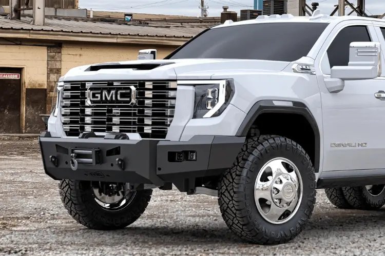 Flog Industries Fifs-G2535-2428F 2024-2028 Gmc Sierra 2500/3500 Frontier Series Front Winch Bumper Base 1