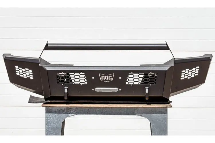 Flog Industries Fifs-D2535-1018F-Bb 2010-2018 Dodge Ram 2500/3500 Frontier Series Front Winch Bumper Bull Bar 1
