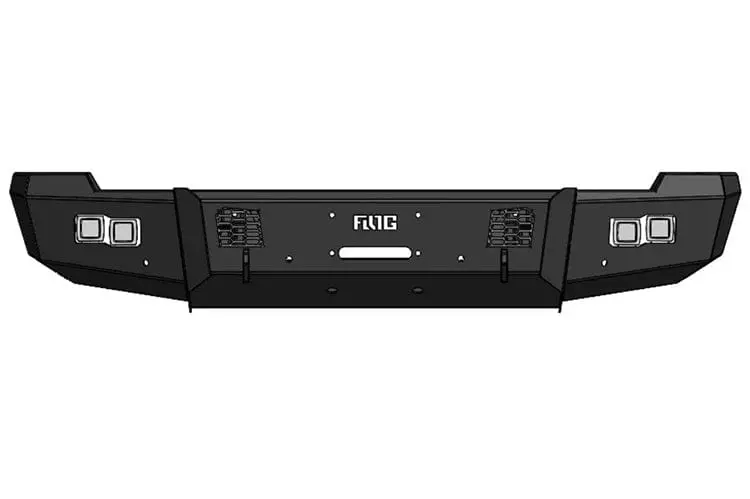 Flog Industries Fifs-G2535-2023F 2020-2023 Gmc Sierra 2500/3500 Frontier Series Front Winch Bumper Base 1
