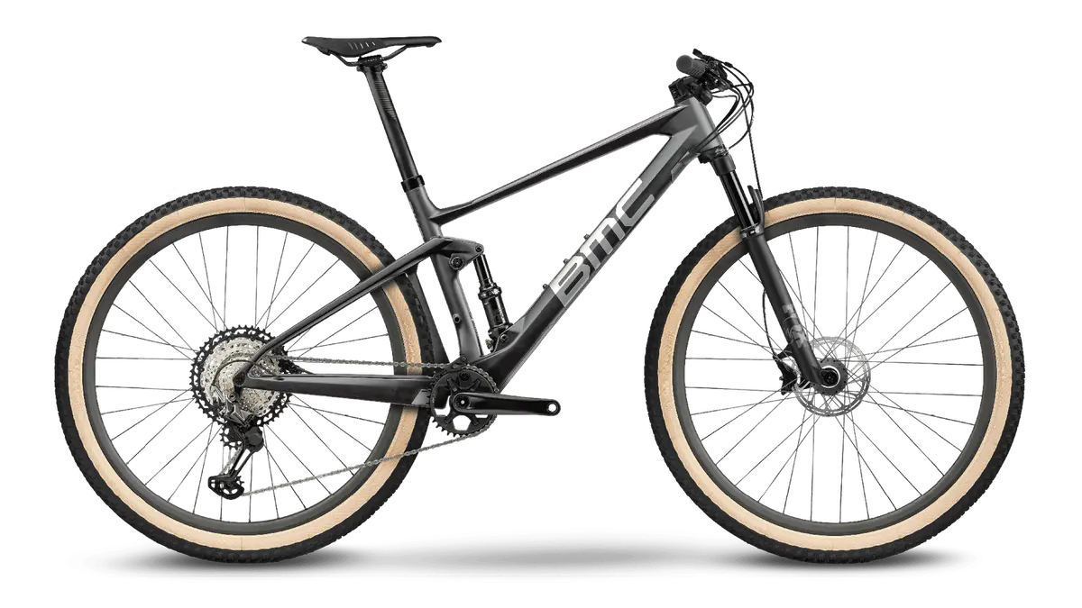 Bmc Fourstroke 01 Three Mountain Bike - Carbon / Brushed Alloy - Shimano Slx 1