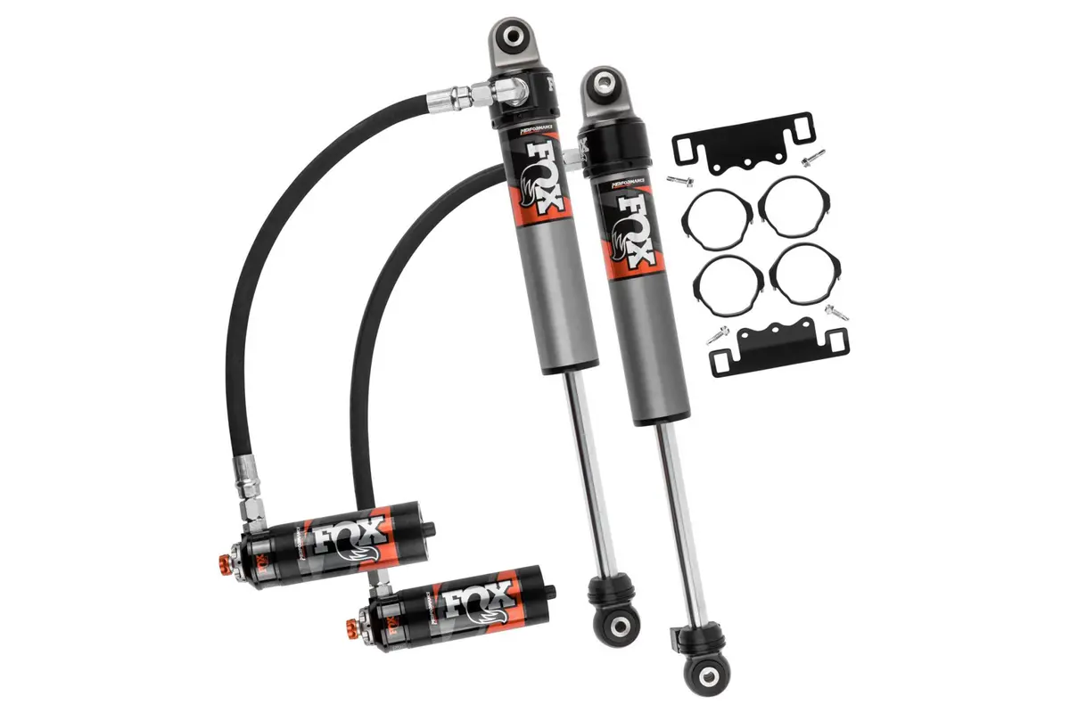 Fox 2.5 Reservoir Front Shocks Adjustable | Performance Elite | 0-1.5 Inch Lift | Wrangler Jl (18-26) 1