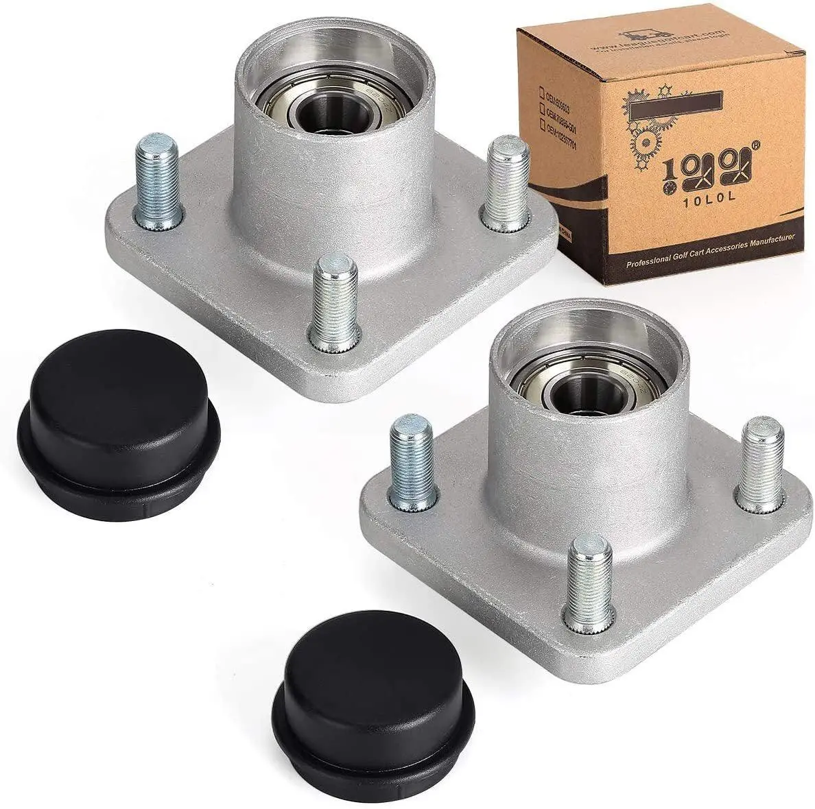 Front Hub Assembly 2 Pcs For Ezgo Rxv 2008-Up Gas And Electric 609603 600001 1