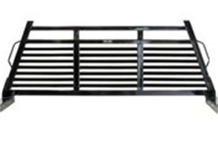 Frontier 110-19-9006 Ford F250/F350 Super Duty 1999-2016 Hd Heavy Duty Full Louvered One-Piece Welded Headache Rack 1