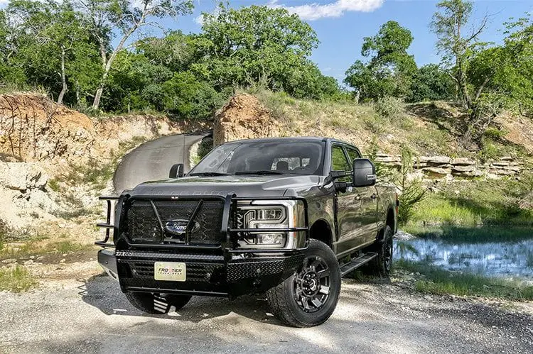 Frontier 300-12-3007 Ford F250/F350 Superduty 2023-2025 Original Front Bumper Replacement With Camera 1