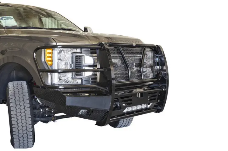 Frontier 130-11-7006 Ford F250/F350 Superduty 2017-2019 Pro Front Bumper With Light Bar 2
