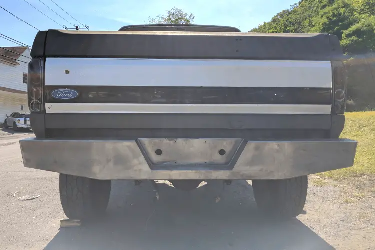 Affordable Offroad Fullbroncorear Ford Bronco 1980-1996 Elite Rear Bumper Full Size 1