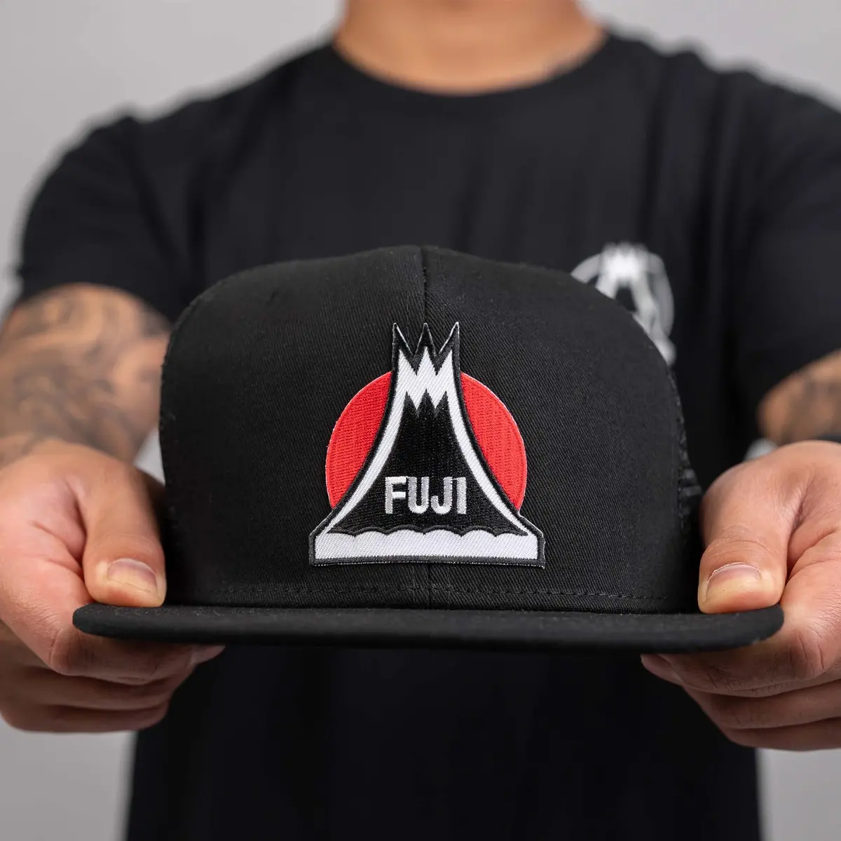 Retro Mountain Bike Flat Brim Hat 1
