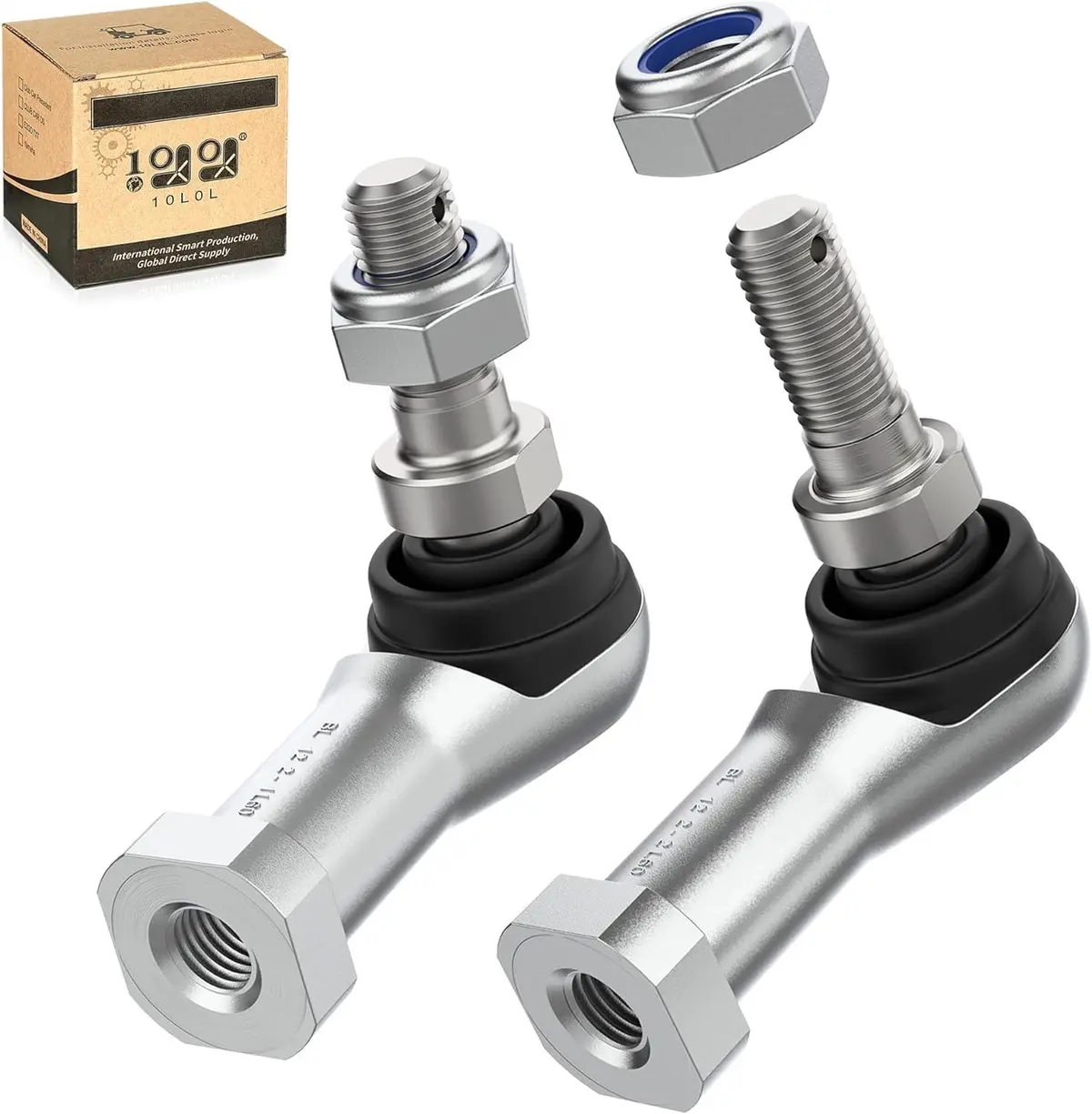 Golf Car Tie Rod End Kit 2 Pieces For Club Car Ds Precedent & Carryall 2004-Up - 10L0l 1