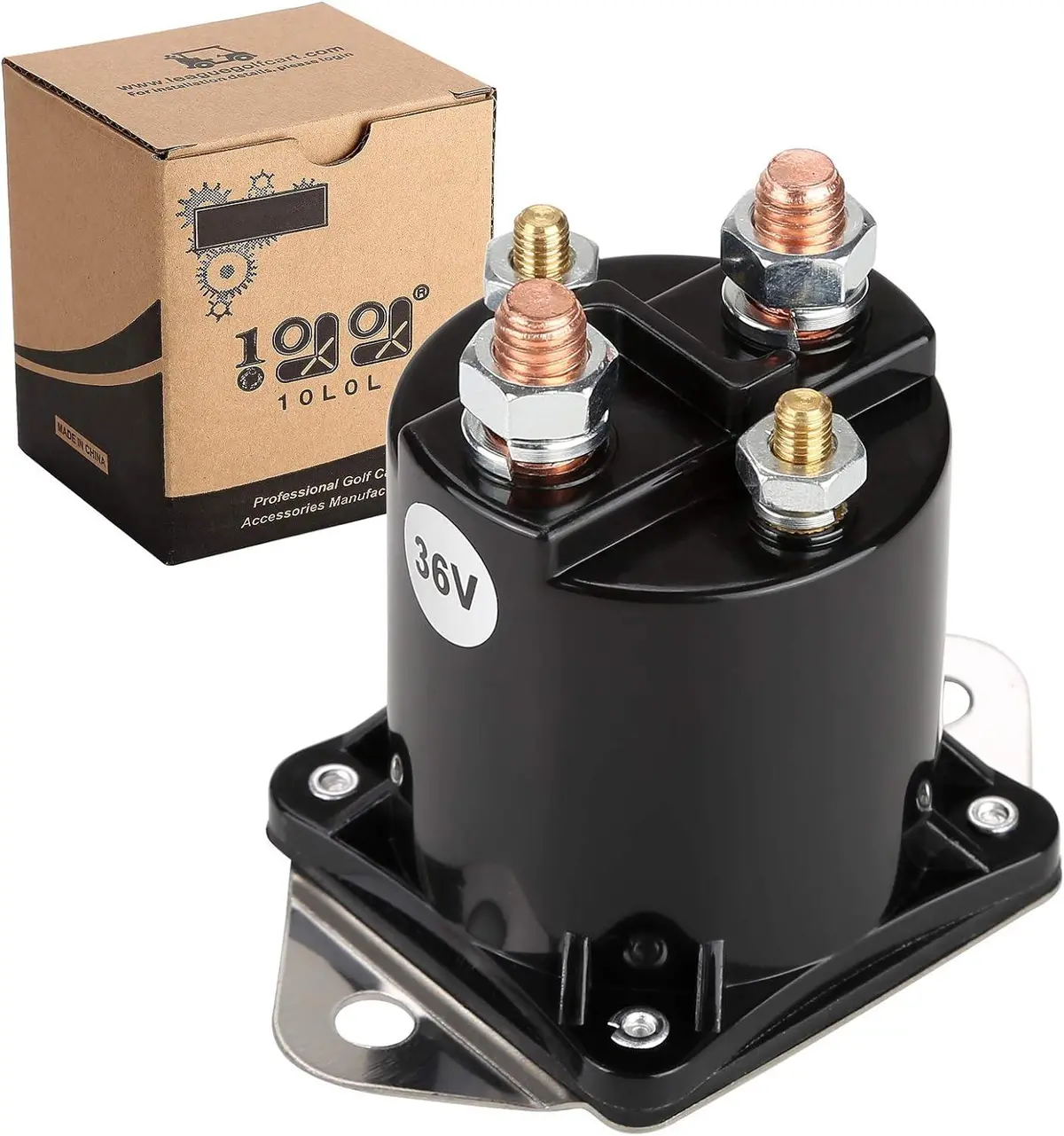 Golf Cart 36V 4 Terminal Solenoid For Club Car Ds 1976-1998 - 10L0l 1
