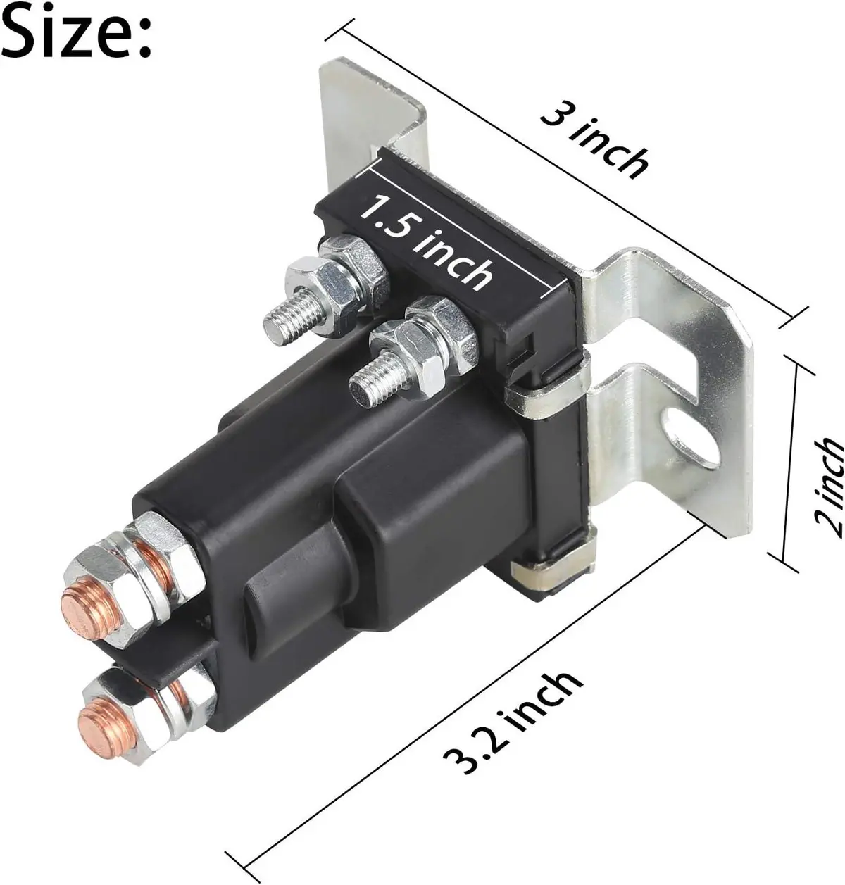 Golf Cart 4 Terminals 200A 36V Solenoid For Club Car Ds Electric 1997-2005 - 10L0l 2