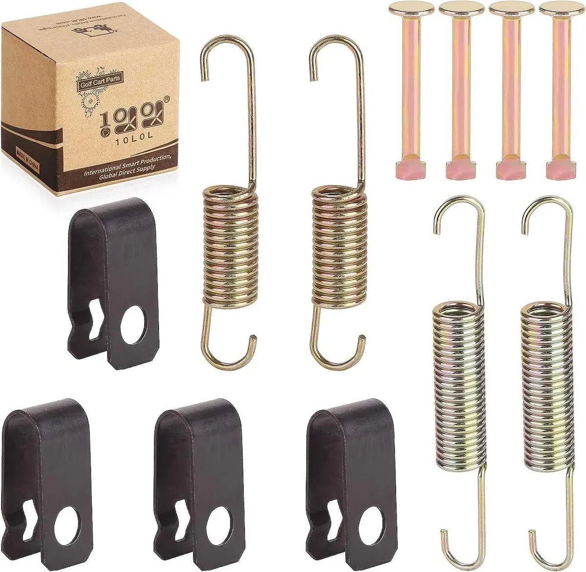 Golf Cart Brake Shoes Spring Kit For Club Car Ds Precedent 1980-Up - 10L0l 2