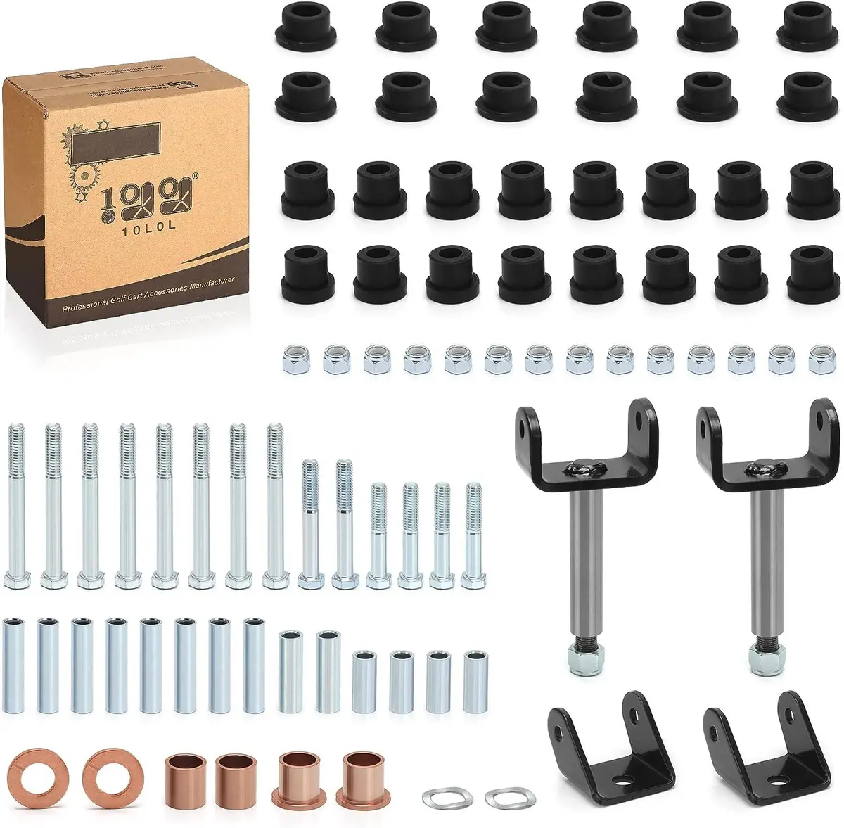 Golf Cart Front And Rear End Repair Kit For Club Car Ds 1992-Up Gas & Electric Models 1