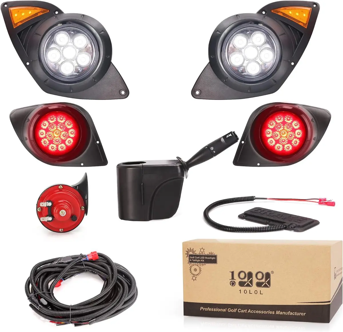 Golf Cart Headlight Taillight Kit For Yamaha G29 Drive 2007-2016 - 10L0l 1