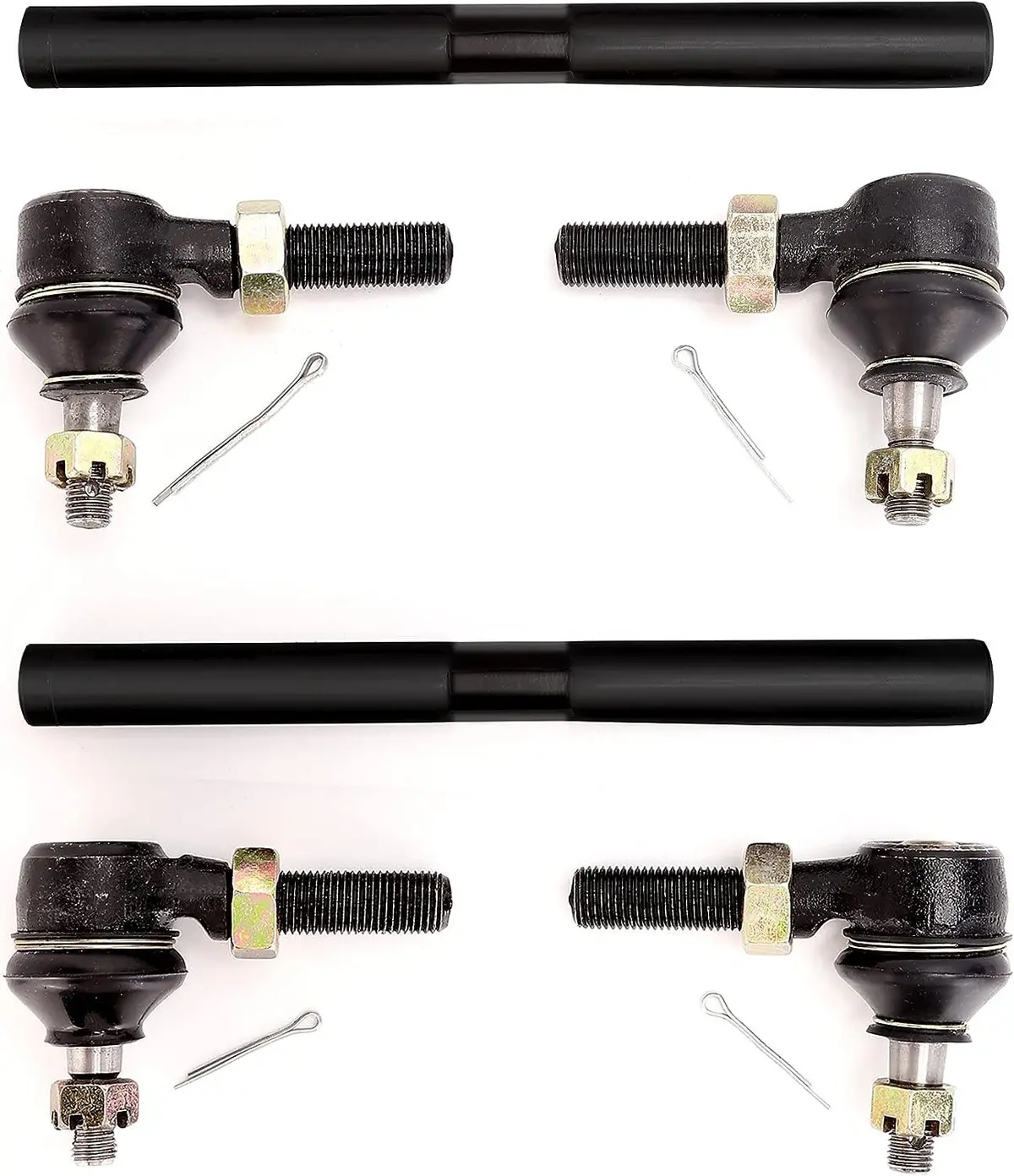 Golf Cart Steering Tie Rod End & Shaft Assembly Kit For Ezgo Txt 1994.5-2001 - 10L0l 1