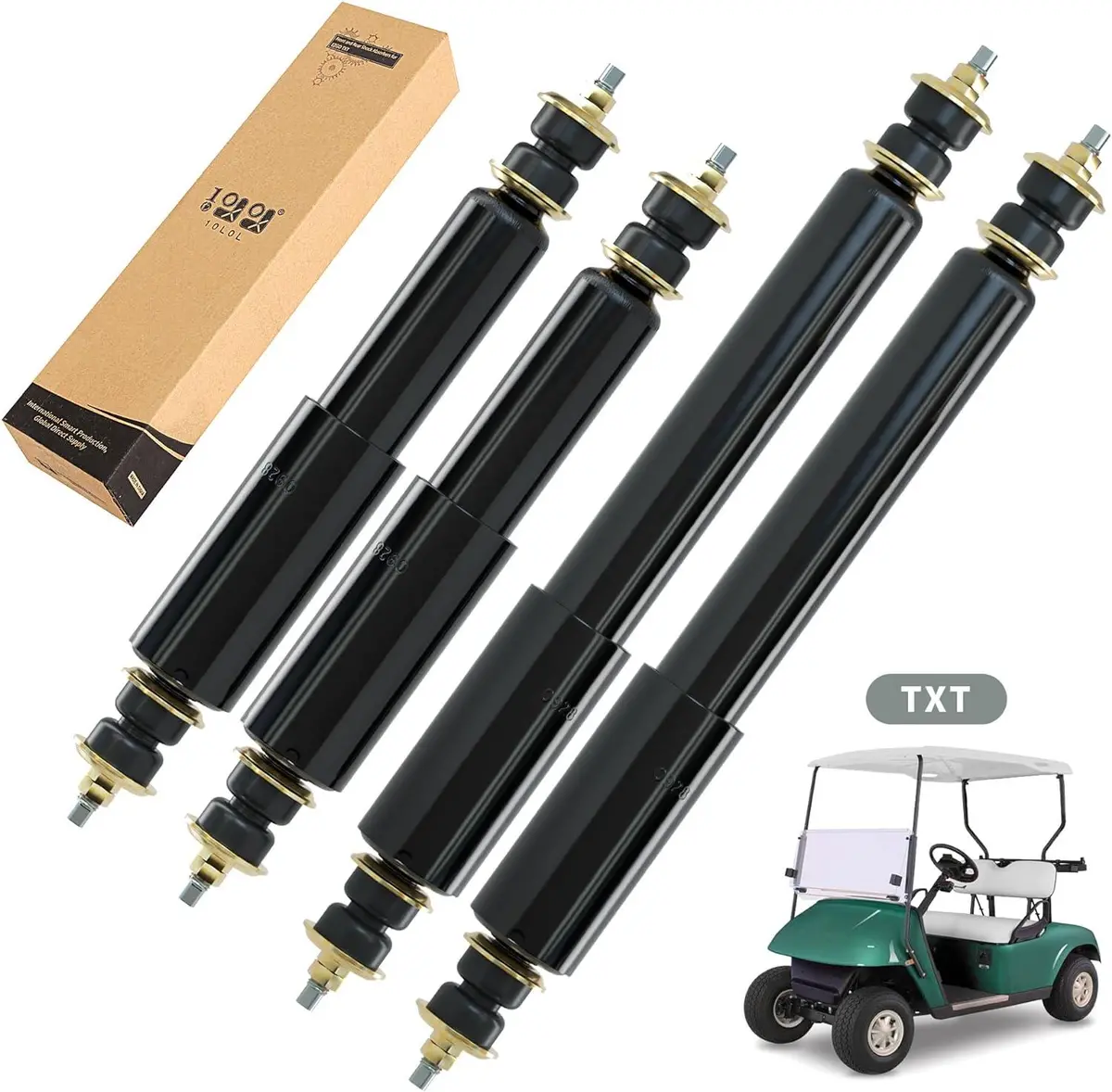 Golf Cart Suspension Air Shocks For Ezgo Txt Front/Rear - 10L0l 2