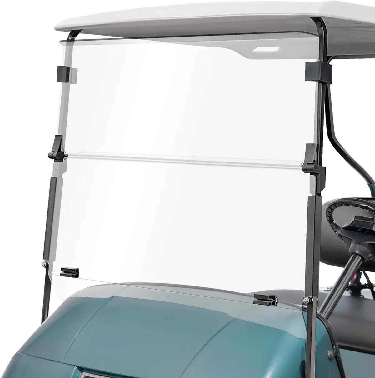 Golf Cart Windshield For Ezgo Txt 1995-2013  Transparent Foldable - 10L0l 1