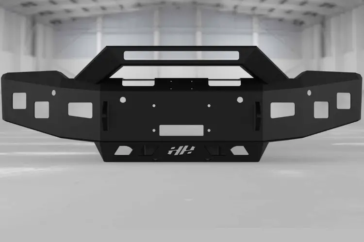 Hammerhead 600-56-0856 Chevy Silverado 1500 2019-2020 Front Bumper Formed Guard Winch Ready 1