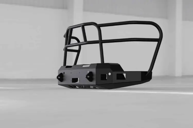 Hammerhead 600-56-1138 Chevy Silverado 1500 2024-2025 Front Winch Bumper With Full Brush Guard 2
