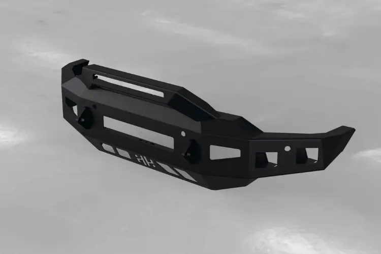 Hammerhead 600-56-0983 Chevy Silverado 2500/3500 2020-2023 Low Profile Front Bumper Formed Guard Winch Ready 2