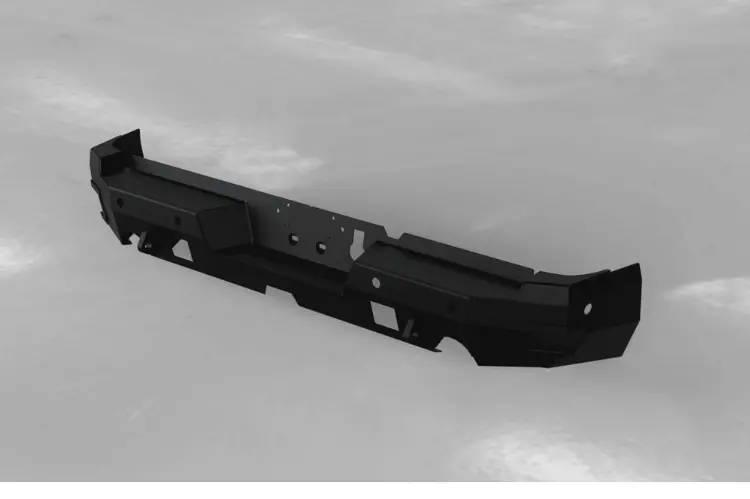 Hammerhead 600-56-0969 Dodge Ram 1500 2019-2024 Rear Bumper Flush Mount With Sensors And Exhaust Cutouts 2