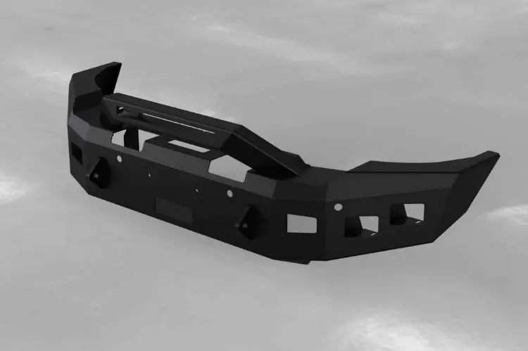 Hammerhead 600-56-1009 Gmc Sierra 2500/3500 2020-2023 X-Series Front Bumper Winch Ready With Formed Pre-Runner Guard 2