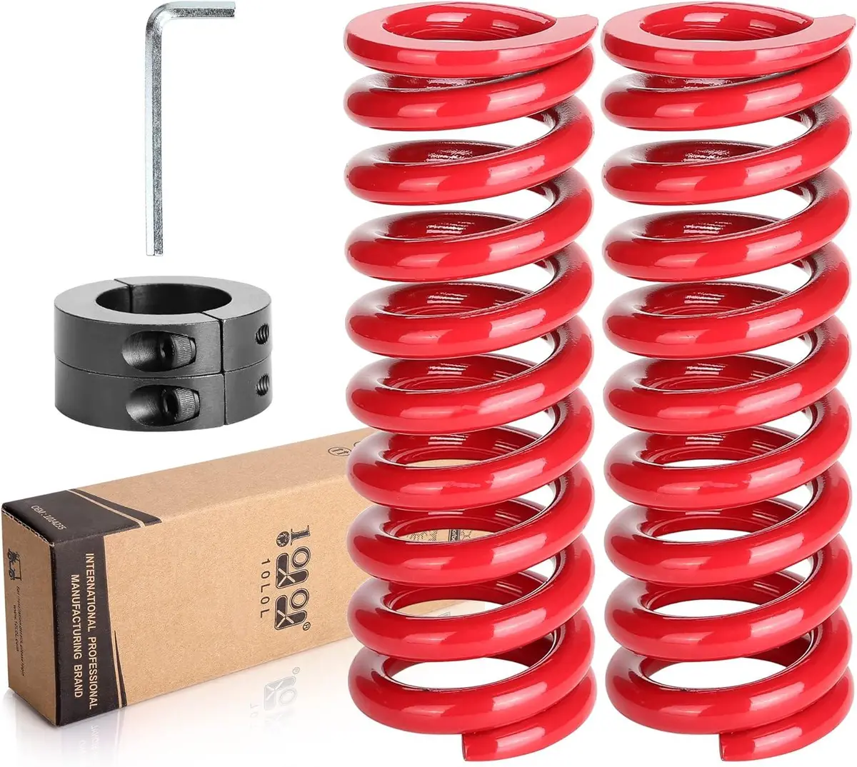 Heavy Duty Golf Cart Rear Coil Spring Shocks For Yamaha G14/G16/G19/G20/G22/G29 Drive 2007-2016 - 10L0l 1
