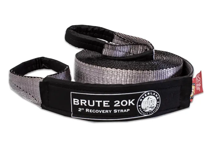 Offroad Recovery Strap – Heavy-Duty Synthetic Tow Strap With Reinforced Loops & Protective Sleeves For Off-Road Vehicle Recovery 1