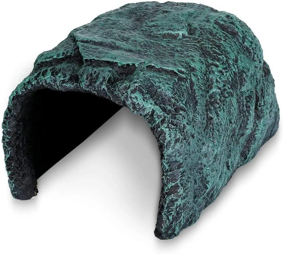Hidden Cave Aquarium Decoration - Reptile Resin Natural Hidden Cave - 10L0l 1
